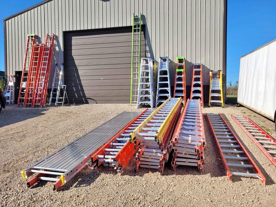 Little giant multi position ladder Werner step extension ladders