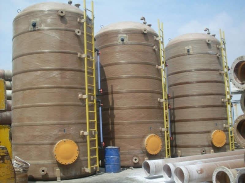 US Army Drinking Water Storage Tank AWWA Standards (Export )  Jamal Aziz Construction Company Afghanistan