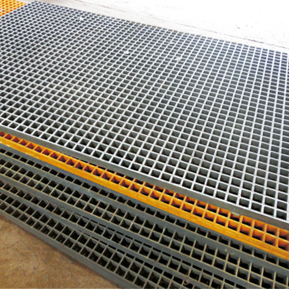 FRP/GRP gratings are lightweight, corrosion-resistant panels made from fiberglass-reinforced plastic. They offer high strength, slip resistance, and durability, ideal for industrial, marine, and chemical applications.